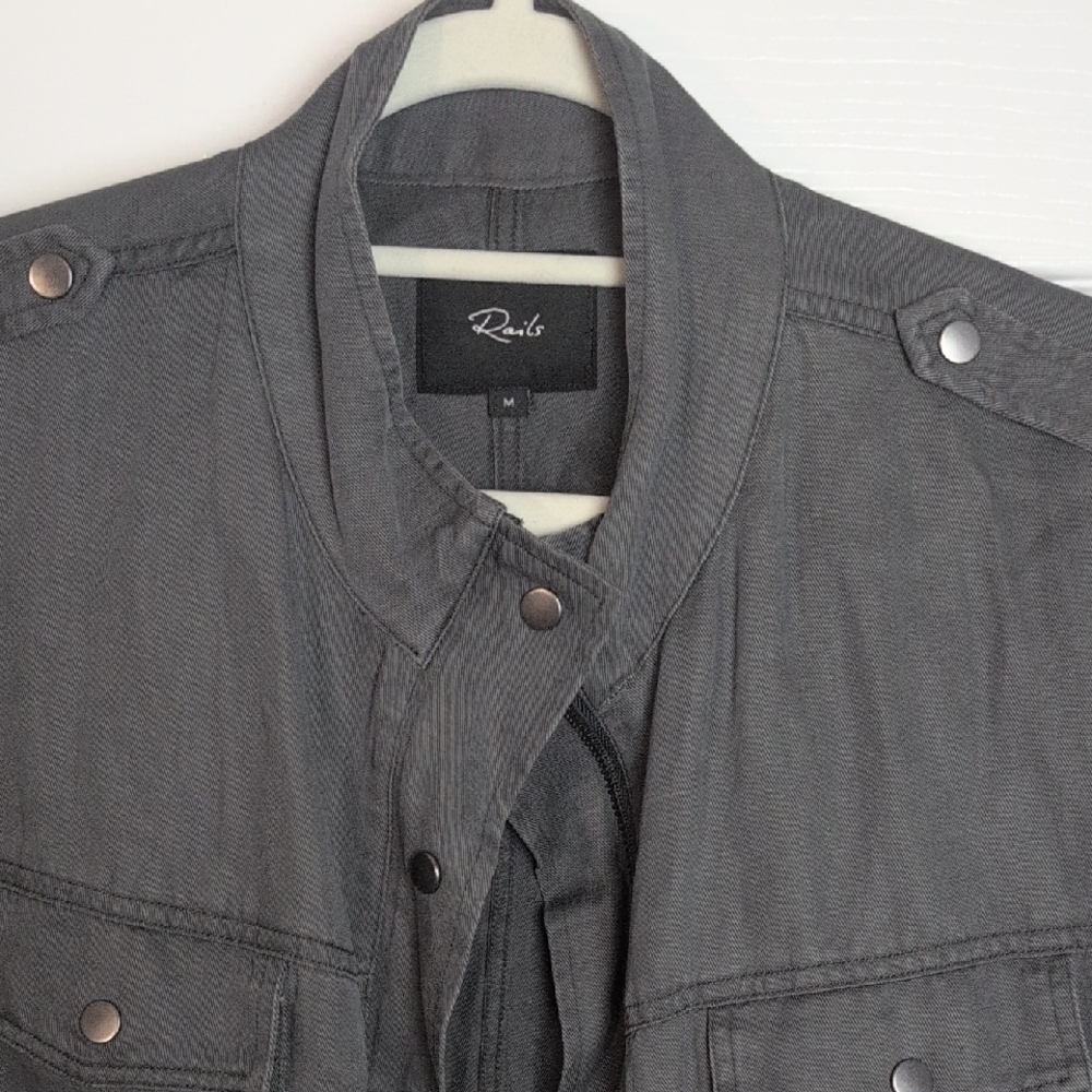 Rails Charcoal Military Field Jacket - Picture 9 of 11